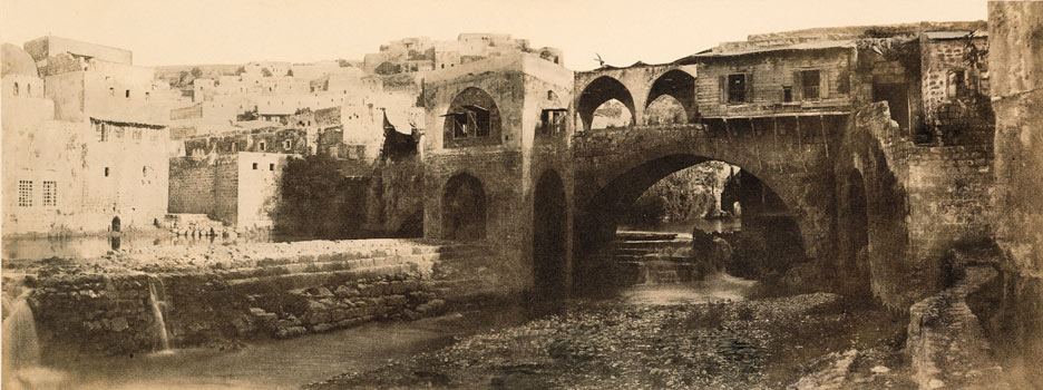 نهر ابو علي شمال لبنان عام 1859